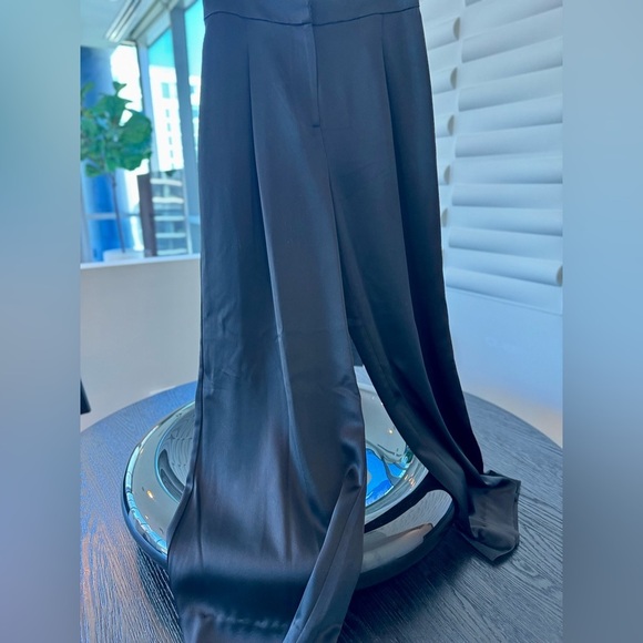 Micheal by Michael Kors Women’s Satin Wide Leg Pant in Black | Size 2 - Picture 6 of 7